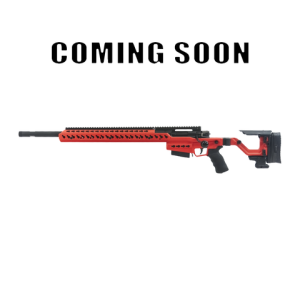 Accuracy International: AT-XC, 6 Creedmoor, Folding, 26", Red, Left Hand