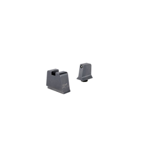 Trijicon 601145: Suppressor/Optic Height Sights for GLOCK(R) Slim Frame Black Outline/Green Tritium, Metal Rear