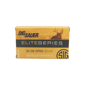 Sig Sauer: 30-06 SPRG, 165gr Elite Series, Tipped, 20/Box