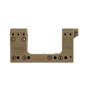 Spuhr SP-4002CM FDE: 34mm Picatinny Mount 0 MIL - 1.5"