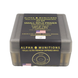 Alpha Munitions: 22 GT, 100/Box on sale now for $127.00 Alpha Munitions: 22 GT, 100/Box