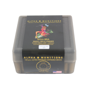Alpha Munitions: 6 BRA SRP (Smile Rifle Primer), 100/Box