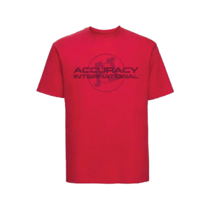 Accuracy International: AI Logo T-Shirt, Classic Red