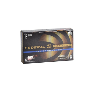 Federal: 12 Gauge, 2 3/4, 00 Buck Shot, Tactical(R), FLITECONTROL Wad, 5/Box