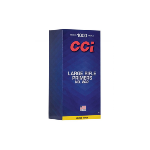CCI: No. 200, Standard Rifle Primer, Large Rifle, 1000/Box