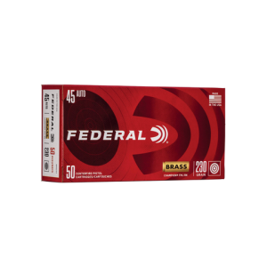 Federal: Champion Training, .45ACP, 230gr, Full Metal Jacket, 50/Box