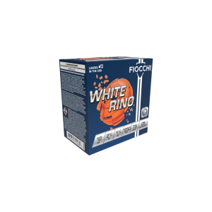 Fiocchi: White Rino, 12 Ga, 2 3/4, 1-1/8oz, Lead Mag, #7.5, 250/flat