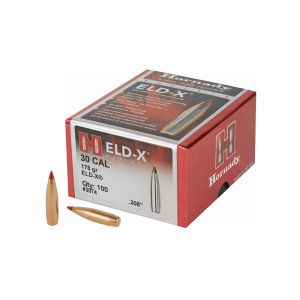 Hornady: 30 Cal .308 178 gr ELD-X(R) 100/Box