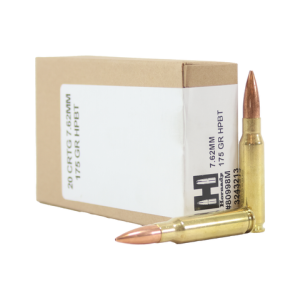 Hornady LE: 7.62mm, 175gr, HPBT, 20/Box