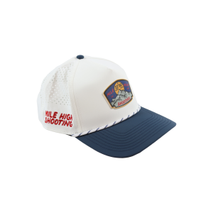MHSA: Mile High Shooting 5 Panel, Rope, PVC Patch, White/Orion