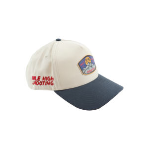MHSA: Mile High Shooting 5 Panel, PVC Patch, Canvas Beige/Navy