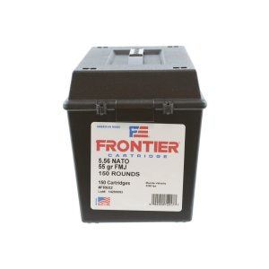Hornady: Frontier 5.56 NATO, 55gr FMJ, 150/Box