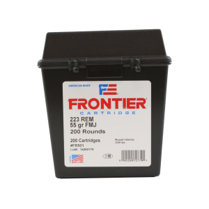 Hornady: Frontier .223 Remington, 55gr FMJ, 200/Box