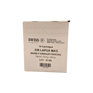 Ruag: Swiss P 338 Lapua Magnum, 260 gr, AP, 10/Box