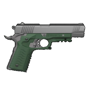 Recover Tactical CC3H Grip & Rail System for the 1911