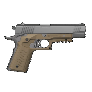 Recover Tactical CC3H Grip & Rail System for the 1911