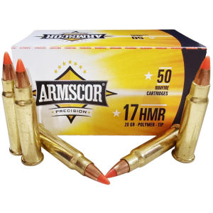 Armscor 17 HMR 20GR P-TIP Ammunition 50 Rounds