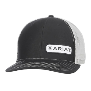 Ariat Offset Patch Cap in Black