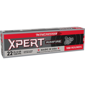Winchester Xpert 22 Long Rifle Ammo 100 Round