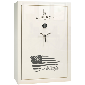 Liberty Safe We the People 60 Gun Safe in White