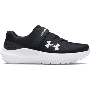 Under Armour Under Armour UA Surge 4 AC Running Shoes in Black/Anthracite/White | Size 1 Youth - $50.00 at Murdoch's Ranch & Home Supply