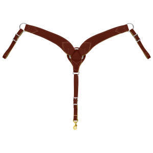 Weaver Weaver Leather Horizons Roper Breast Collar in Brown - $154.99 at Murdoch's Ranch & Home Supply