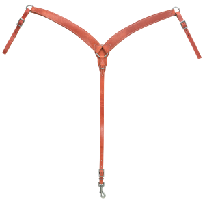 Weaver Weaver Leather Harness Leather Contoured Ring-in-Center Breast Collar in Brown - $104.99 at Murdoch's Ranch & Home Supply