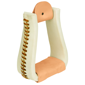 Weaver Weaver Leather Rawhide Roper Stirrups in Cream | Size 3" - $134.99 at Murdoch's Ranch & Home Supply