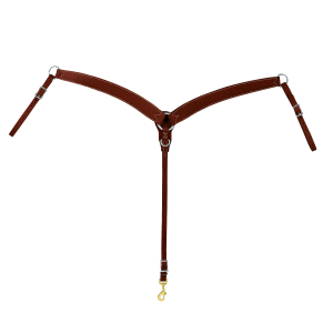 Weaver Weaver Leather Horizons Contoured Ring-in-Center Breast Collar in Brown - $104.99 at Murdoch's Ranch & Home Supply