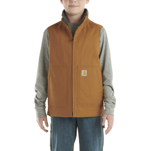 Carhartt Carhartt Canvas Sherpa Lined Vest in Carhartt Brown | Size Medium - $51.99 at Murdoch's Ranch & Home Supply