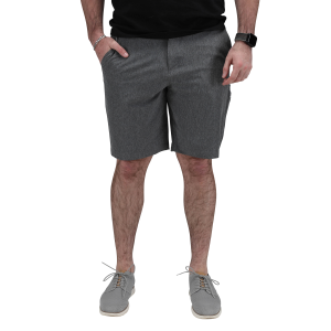 Threadgrit Threadgrit Nathan Crosshatch Performance Short in Charcoal/Grey | Size 29 - $29.99 at Murdoch's Ranch & Home Supply