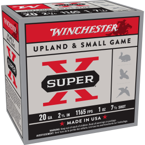 Winchester 20-Gauge Super X Upland Game 2.75" 1 oz Shotgun Ammo 25 Rounds