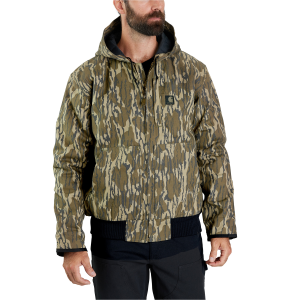 Carhartt Carhartt Rugged Flex Duck Loose Fit Insulated Camo Active Jac in Mossy Oak Bottomland Camo | Size Small - $127.99 at Murdoch's Ranch & Home Supply