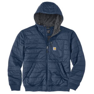 Carhartt Carhartt Rain Defender Relaxed Fit Lightweight Insulated Hooded Jacket in Dark Blue | Size Small - $103.99 at Murdoch's Ranch & Home Supply