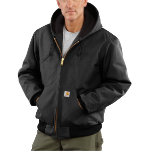 Carhartt Carhartt J140 Loose Fit Firm Duck Insulated Flannel Lined Active Jac in Black | Size Small - $103.99 at Murdoch's Ranch & Home Supply