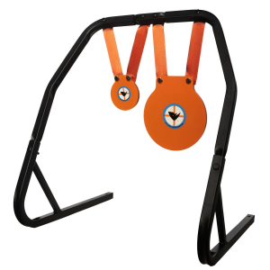 Do-All Outdoors Dual High Caliber Steel Gong Shooting Target