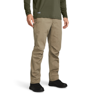 Under Armour UA Tactical Elite Flat Front Pant in Bayou/Tan | Size 30