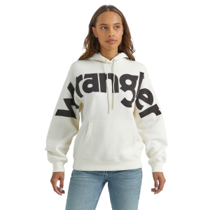 Wrangler Wrangler Wrapped Logo Classic Hoodie in White | Size Small - $54.99 at Murdoch's Ranch & Home Supply