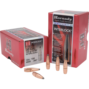 Hornady Hornady 30 Cal .308 165 Grain InterLock BTSP Bullets - $38.99 at Murdoch's Ranch & Home Supply