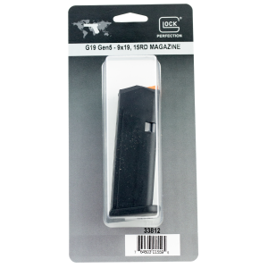 Glock GLOCK 9mm Luger G19 Gen5 Magazine 15 Round - $29.99 at Murdoch's Ranch & Home Supply