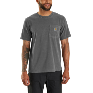 Carhartt Carhartt Relaxed Fit Lightweight Short Sleeve Garment Dyed Pocket T-Shirt in Shadow/Blue | Size Small - $24.74 at Murdoch's Ranch & Home Supply