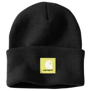 Carhartt Carhartt Knit Rubber Patch Beanie in Black - $14.99 at Murdoch's Ranch & Home Supply