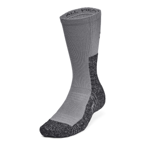 Under Armour UA All Weather Wool Boots Socks in Titan Grey/Black | Size Medium