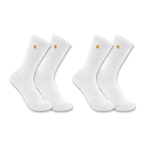 Carhartt Carhartt Force Midweight Crew Socks 2 Pack in White | Size XL - $11.99 at Murdoch's Ranch & Home Supply