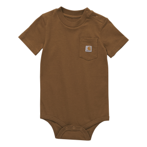 Carhartt Pocket Short Sleeve Bodysuit in Carhartt Brown | Size 9 Mon