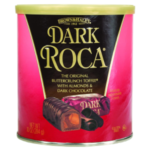 Brown & Haley Brown & Haley Dark Roca The Original Buttercrunch Toffee with Almonds and Dark Chocolate | Size 10 oz - $9.99 at Murdoch's Ranch & Home Supply