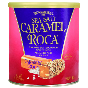 Brown & Haley Brown & Haley Sea Salt Carmel Roca Carmel Buttercrunch Toffee with Almonds and Sea Salt | Size 10 oz - $9.99 at Murdoch's Ranch & Home Supply