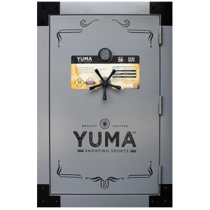 Yuma 58-Gun Capacity Gun Safe in Grey