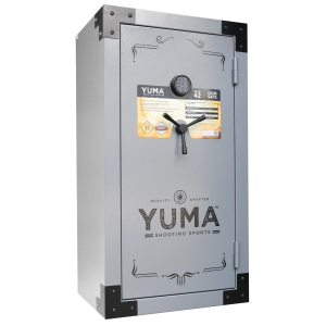 Yuma 42-Gun Capacity Gun Safe in Grey