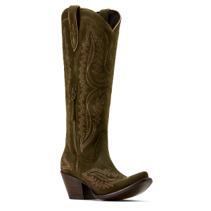 Ariat Ariat Casanova XToe Western Boots in Soft Olive Suede | Size 5.5 - $209.99 at Murdoch's Ranch & Home Supply